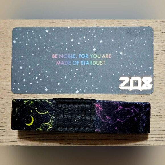 ZOX "STARDUST" #1529 Popular Reissue Collectible Med Galaxy Long Form Wristband - Picture 3 of 5